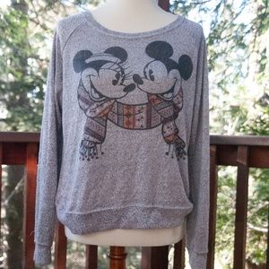 Mickey and Minnie Mouse lightweight sweater